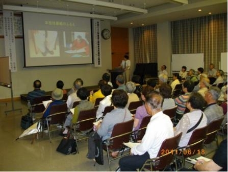 平成23年度第3回岐阜市民病院公開講座のようす